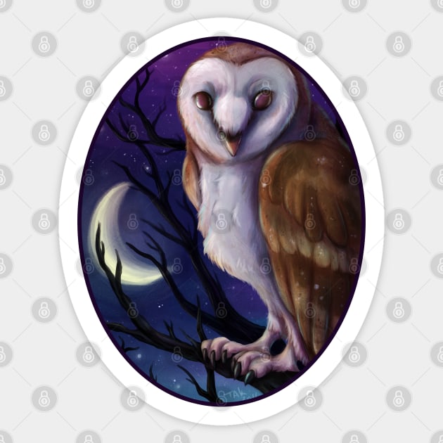 Night Owl Sticker by TaksArt